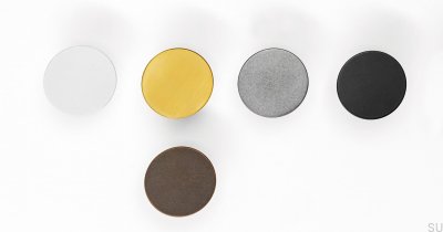 Colgador de pared de metal Floid blanco mate