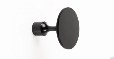 Colgador de pared de metal Floid negro mate