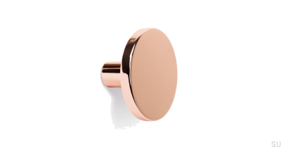 Colgador de pared de metal grande Como, cobre pulido