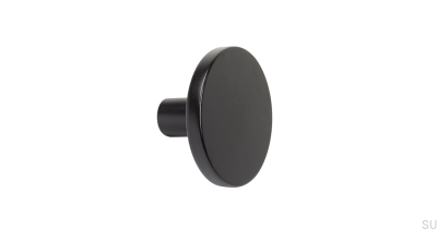 Perchero de pared Como Big Metal, negro mate