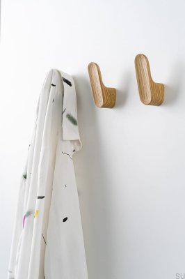 Colgador de pared de madera de roble Luv Wood