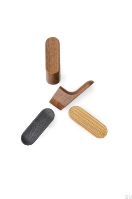 Perchero de pared de madera de nogal Luv Wood