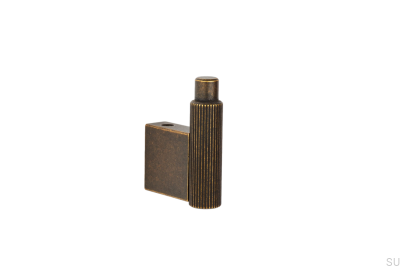 Colgador de pared de aluminio dorado rústico Arpa