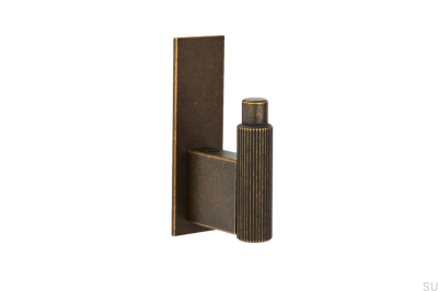 Colgador de pared con arandela Arpa Plate Aluminio Rustic Gold