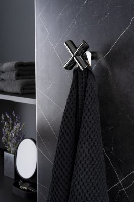 Colgador de pared Equis Oro Pulido