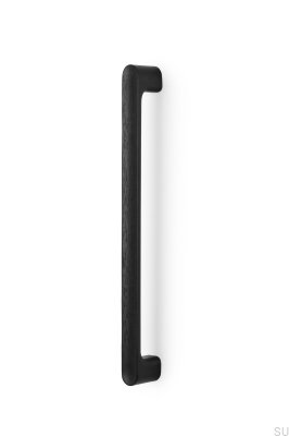Tirador para mueble de doble cara Luv Wood 384 Madera Negro Mate