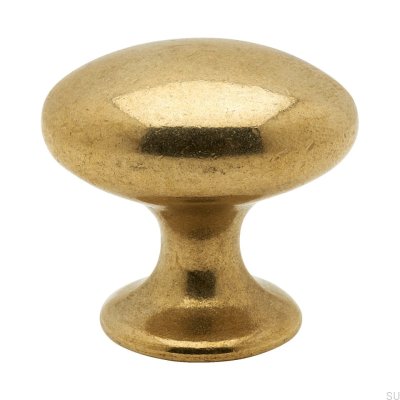 Pomo para mueble 401 Oro cepillado