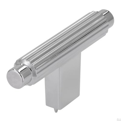 Pomo para mueble T-Bar 2594, cromo pulido