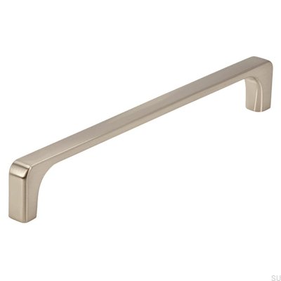 Tirador para mueble alargado 2563 160 Plata cepillado