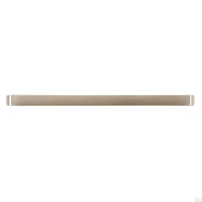 Tirador para mueble alargado 2563 160 Plata cepillado
