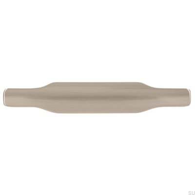 Pomo para mueble T-Bar 2524 Plata Cepillada