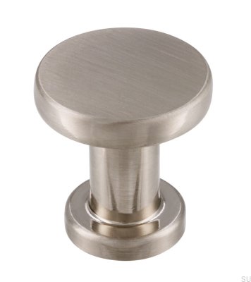 Pomo para mueble 2505 30 Plata cepillado