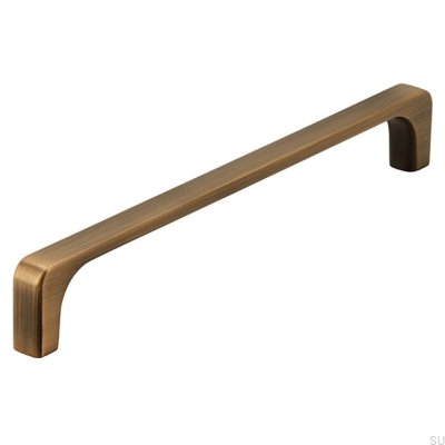 Tirador para mueble alargado 2563 160 Oro cepillado Metal