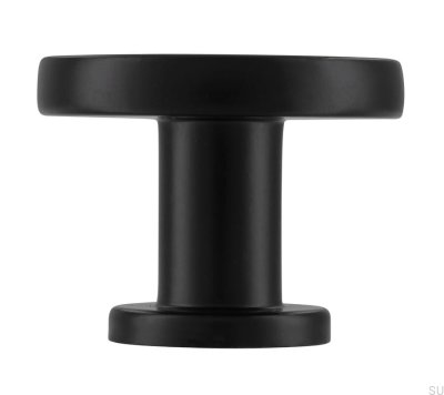 Pomo para mueble 2505 30 Metal Negro Mate