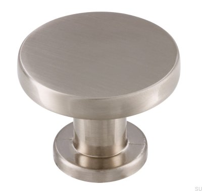 Pomo para mueble 2505 30 Plata cepillado