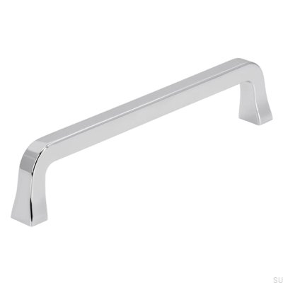 Tirador para mueble alargado 2525 128 Cromo pulido