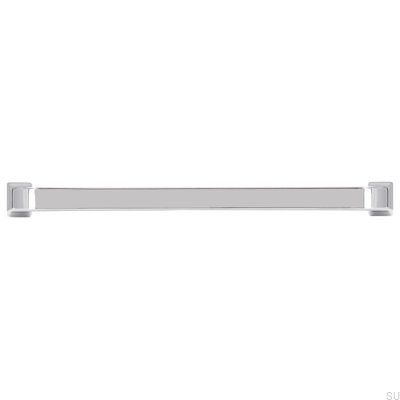 Tirador para mueble alargado 2525 128 Cromo pulido