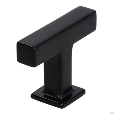 Pomo para mueble T-Bar 2520 Metal Negro Mate