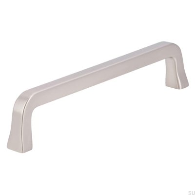 Tirador para mueble alargado 2525 128 Plata cepillado