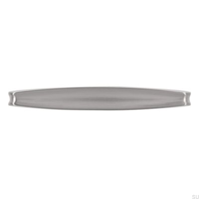 Pomo para mueble T-Bar 2570 16, plata cepillado