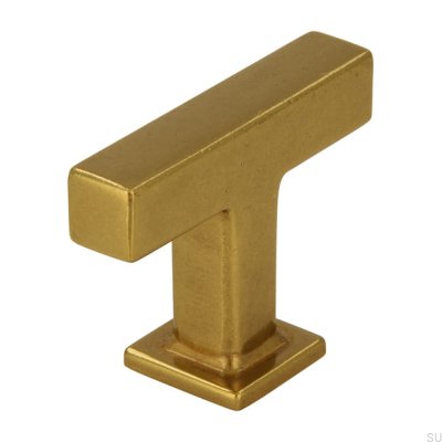 Pomo para mueble T-Bar 2520 Oro Antiguo