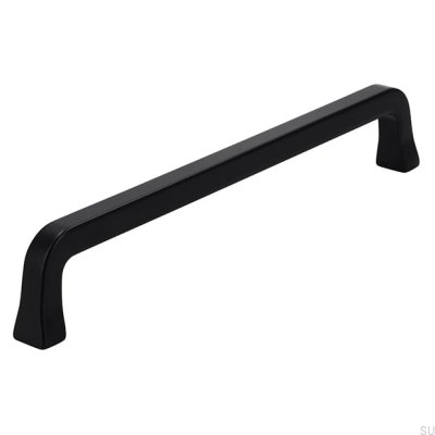 Tirador para mueble alargado 2525 160 Metal Negro Mate