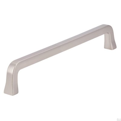 Tirador para mueble alargado 2525 160 Plata cepillado