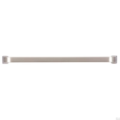 Tirador para mueble alargado 2525 160 Plata cepillado