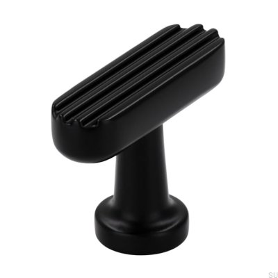 Pomo para mueble T-Bar 2588 Metal Negro Mate
