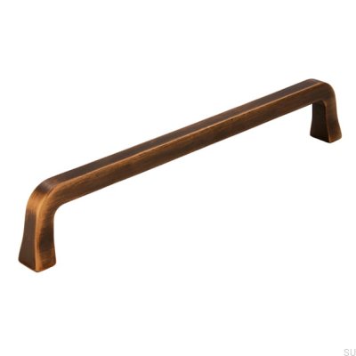 Tirador para mueble alargado 2525 160 Bronce cepillado antiguo