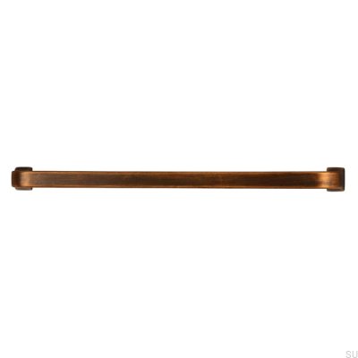 Tirador para mueble alargado 2525 160 Bronce cepillado antiguo
