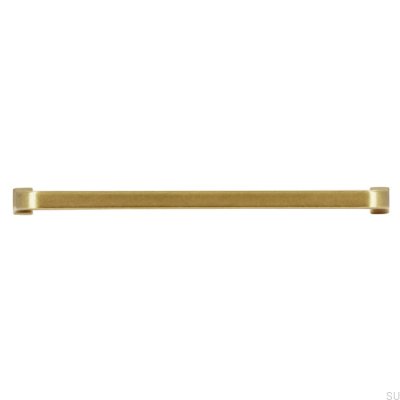 Tirador para mueble alargado 2525 160 Oro antiguo Cepillado