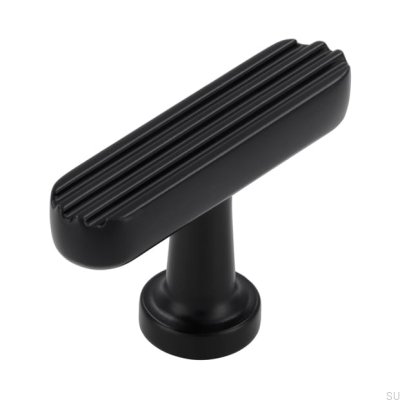 T-Bar 2588 48 Pomo para mueble Metal Negro Mate
