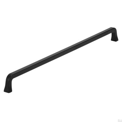 Tirador para mueble alargado 2525 320 Metal, negro mate