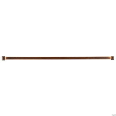 Tirador para mueble alargado 2525 320 Bronce cepillado antiguo