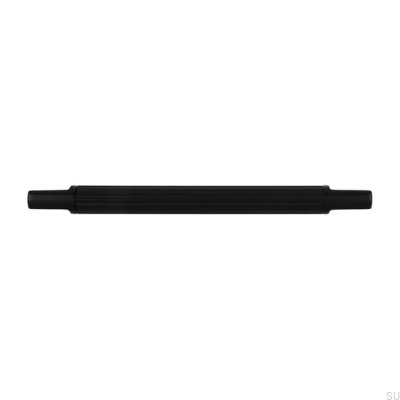 Tirador para mueble alargado 2591 128 Metal, negro mate