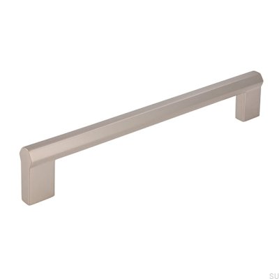 Tirador para mueble alargado 2571 160 Plata cepillado