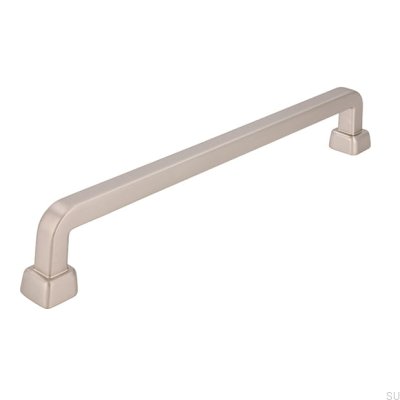 Tirador para mueble alargado 2536 160 Plata cepillado
