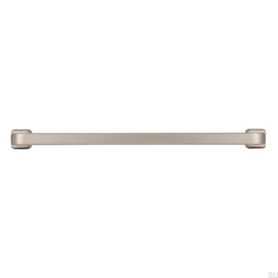 Tirador para mueble alargado 2536 160 Plata cepillado