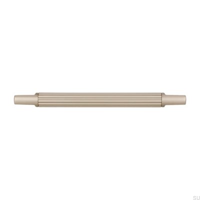 Tirador para mueble alargado 2591 128 Plata cepillado