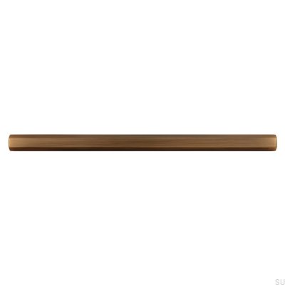 Tirador para mueble alargado 2571160 Oro antiguo Cepillado