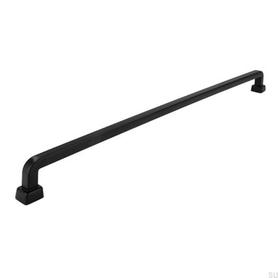 Tirador para mueble alargado 2536 320 Metal Negro mate