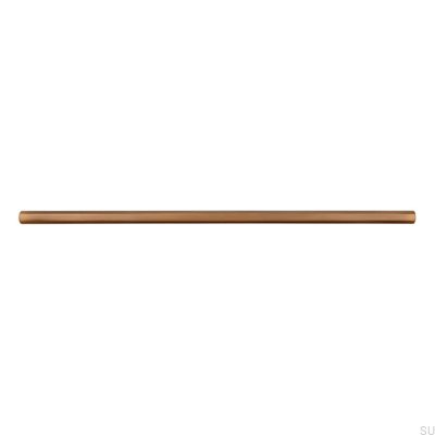 Tirador para mueble alargado 2571 320 Oro antiguo Cepillado