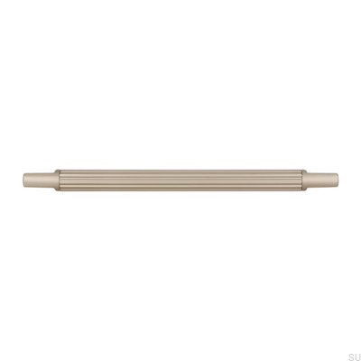 Tirador para mueble alargado 2591 160 Plata cepillado