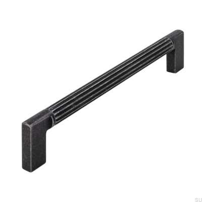 Tirador para mueble alargado 2591 160 Hierro antiguo