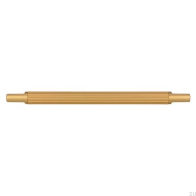 Tirador para mueble alargado 2591 160 Oro cepillado