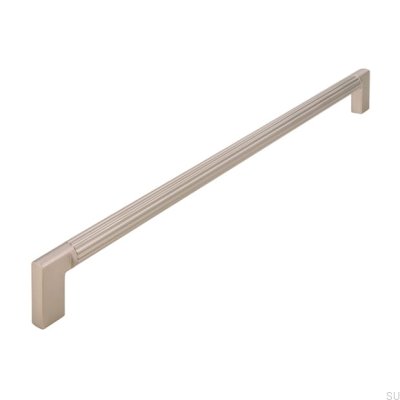 Tirador para mueble alargado 2591 320 Plata cepillado