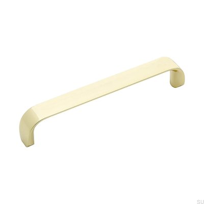 Tirador para mueble longitudinal Time 128 Gold Polished