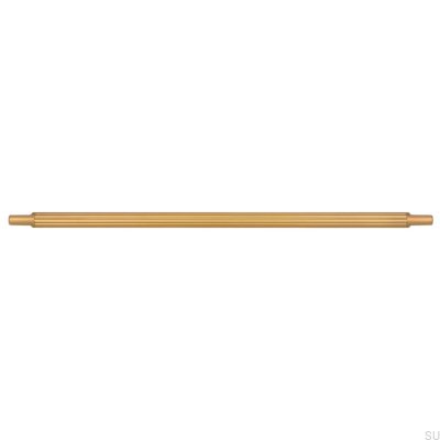 Tirador para mueble alargado 2591 320 Oro cepillado