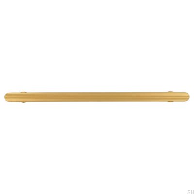Tirador para mueble alargado 2587 192 Oro cepillado